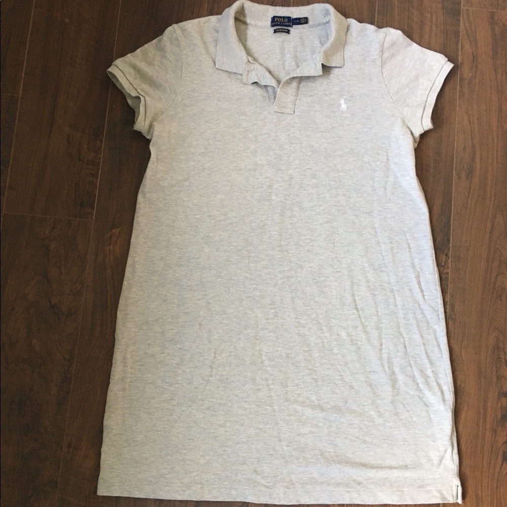Ralph Lauren-Heather Gray Dress-Size Large